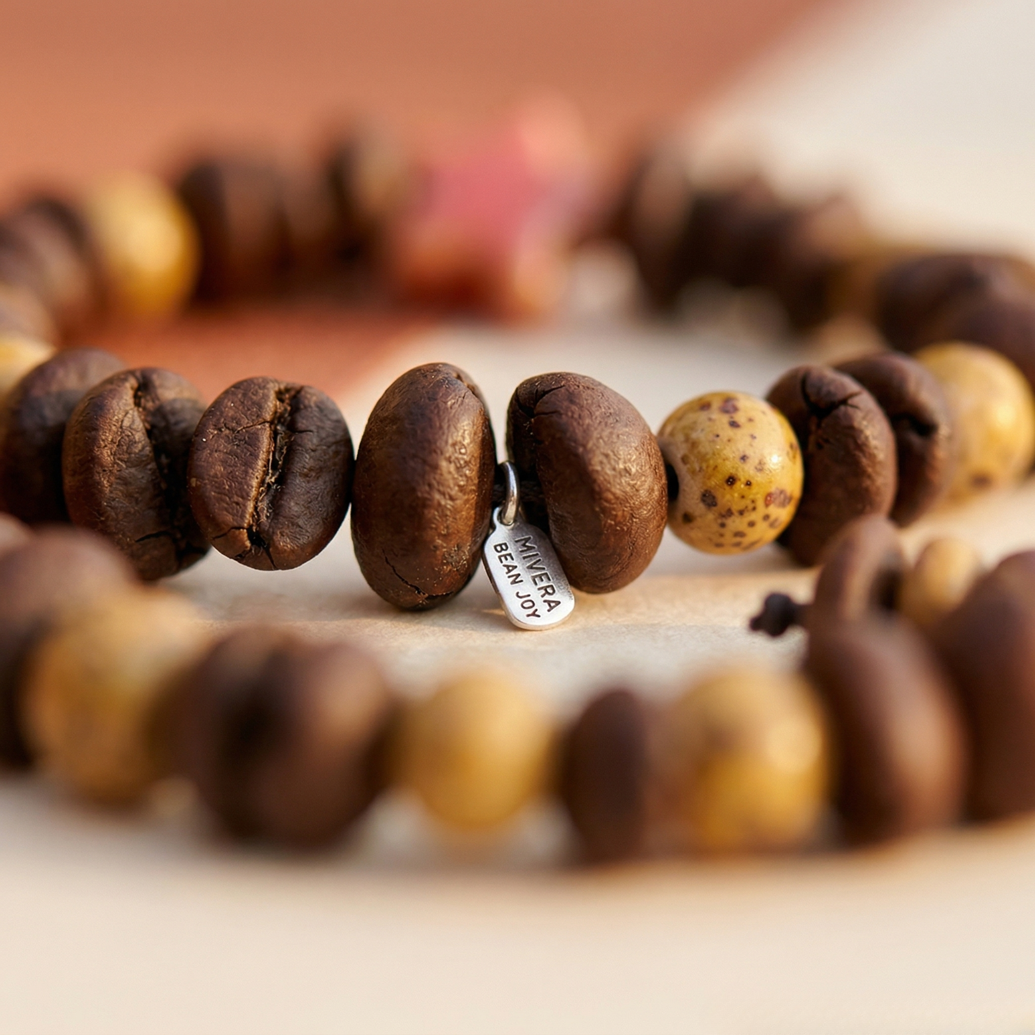 Mivera BEAN JOY Natural Coffee Bean Star Bracelet